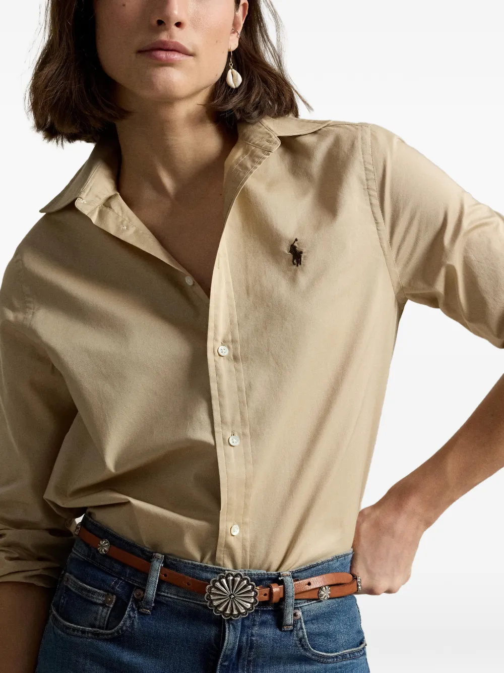 Polo Ralph Lauren Katoenen overhemd Beige