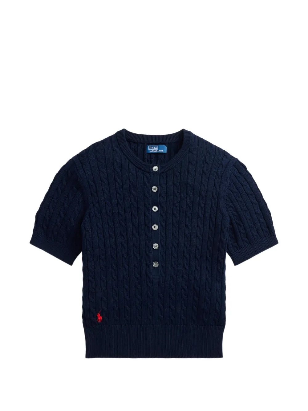 Polo Ralph Lauren Top in maglia a maniche corte - Blu