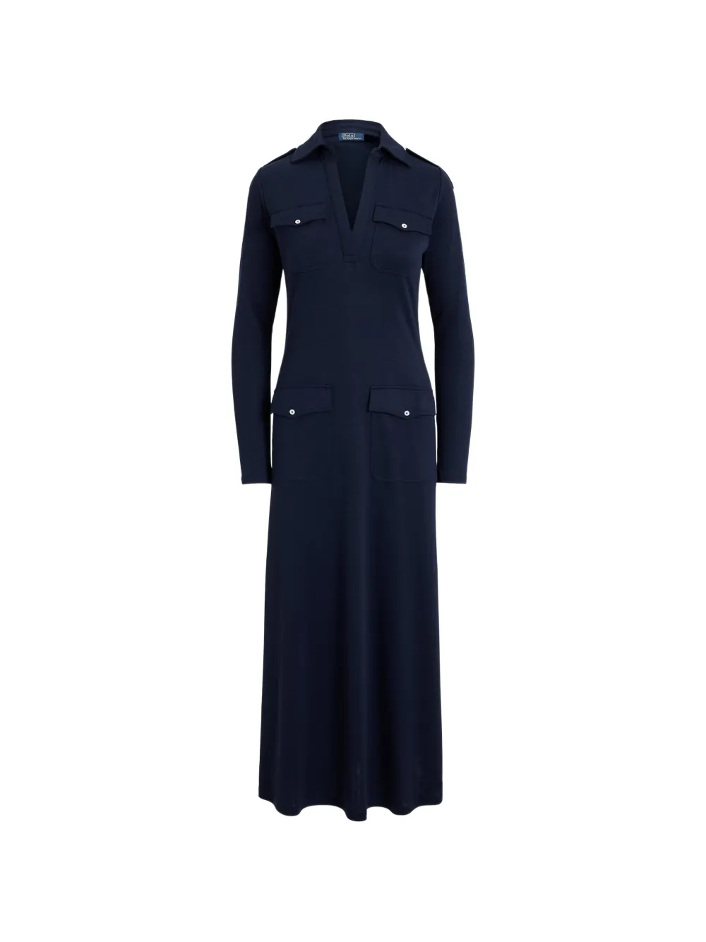 Polo Ralph Lauren Carmen pocket-detail maxi dress - Blu