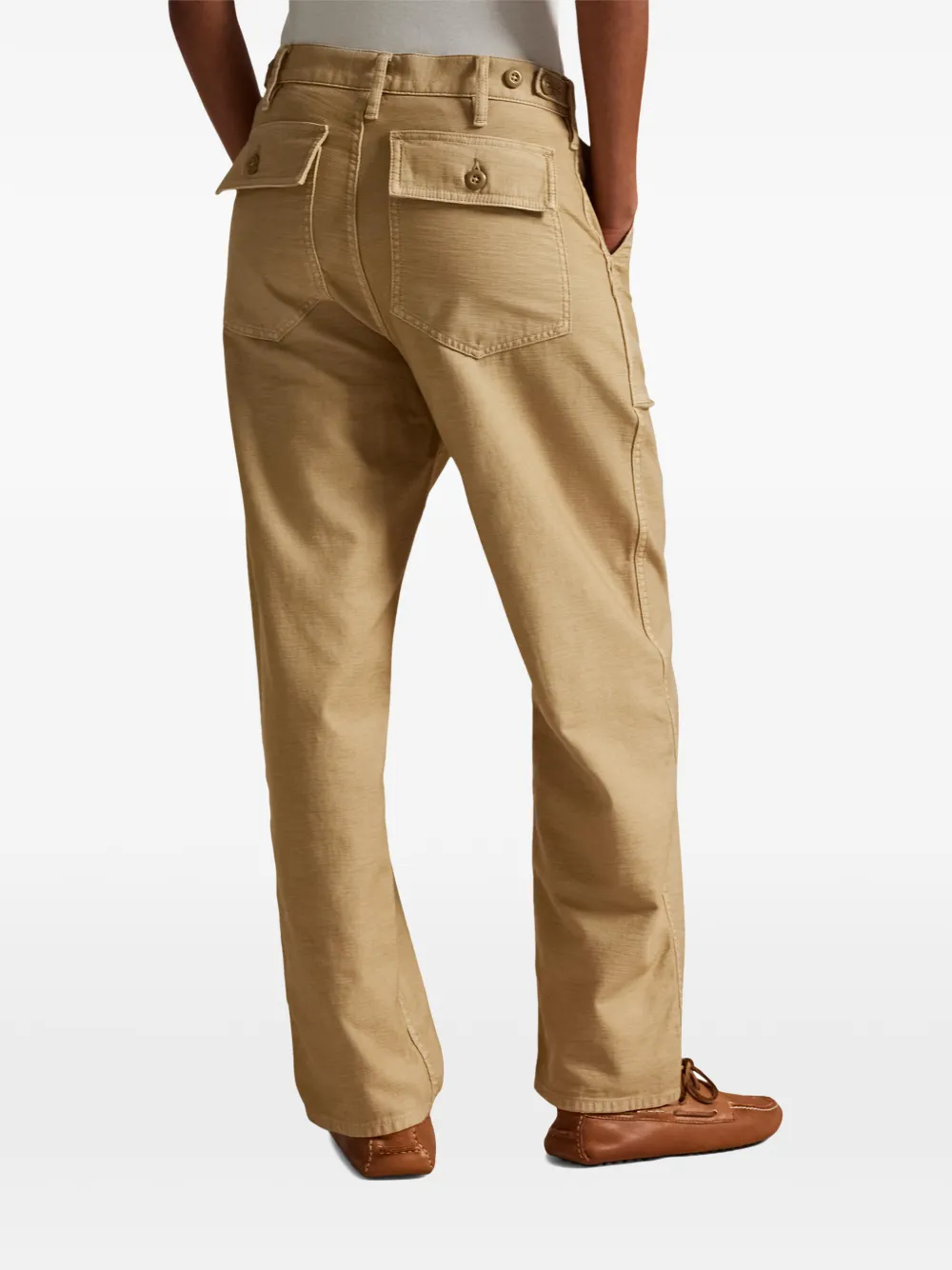 Polo Ralph Lauren Broek met knopen Beige