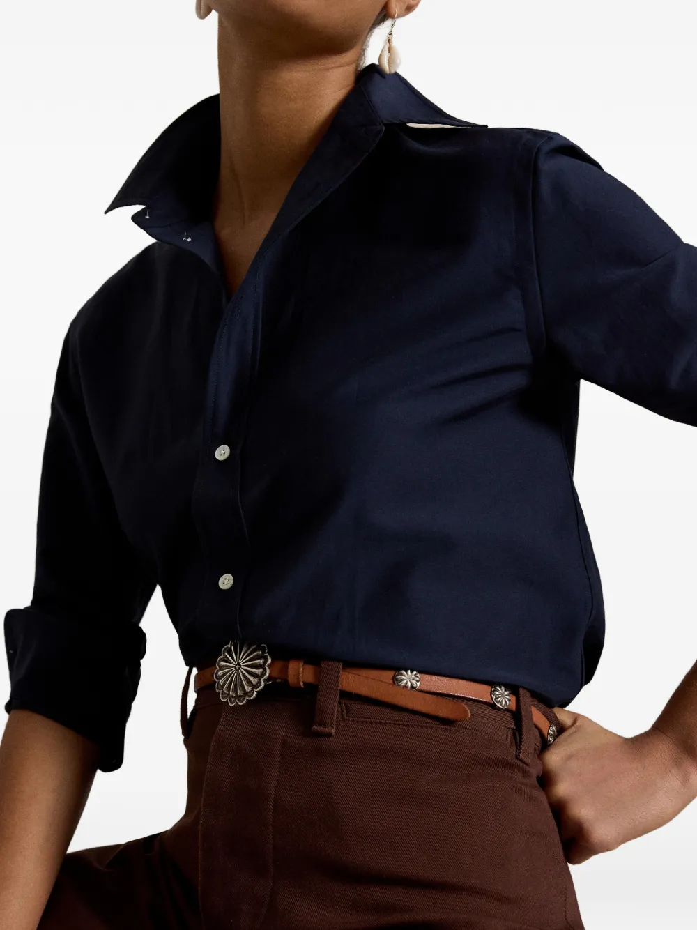 Polo Ralph Lauren Blouse met knopen Blauw