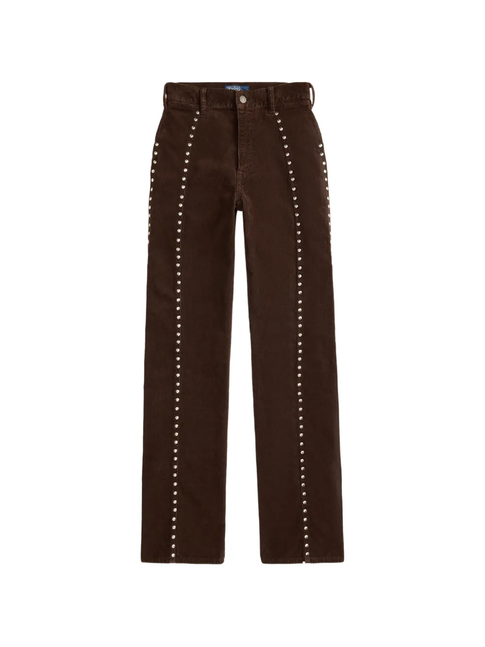 Polo Ralph Lauren Hose aus Cord mit Nieten - Braun