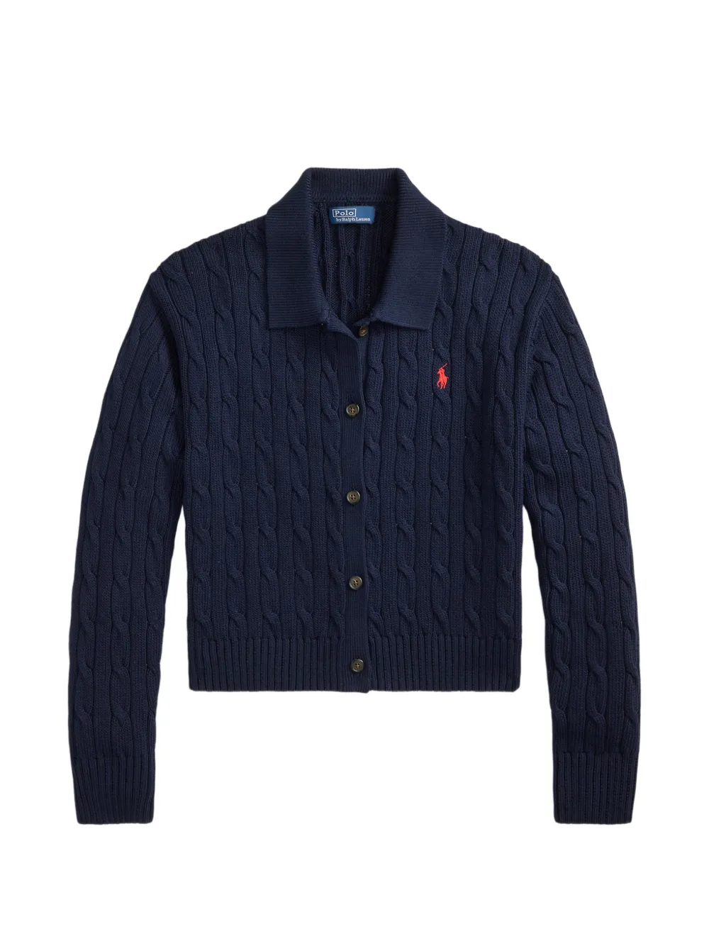 Polo Ralph Lauren Cotton Cardigan In Blue