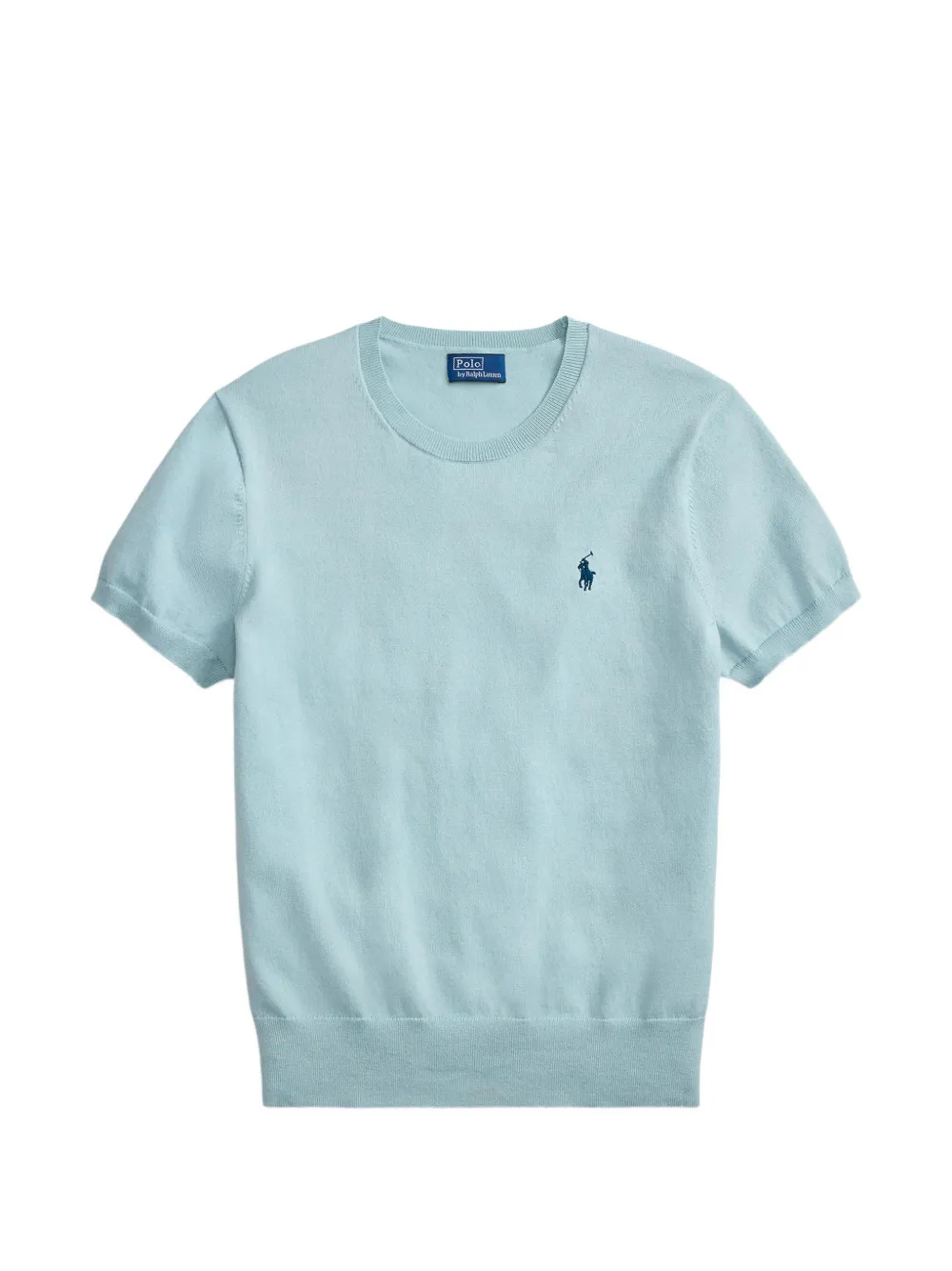Polo Ralph Lauren Pony-embroidered knitted T-shirt - Verde