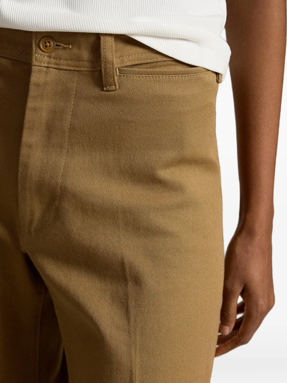 Polo Ralph Lauren Beaton katoenen flared broek Beige