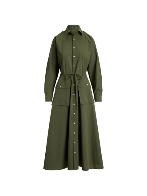 Polo Ralph Lauren Midikleid mit Kordelzug