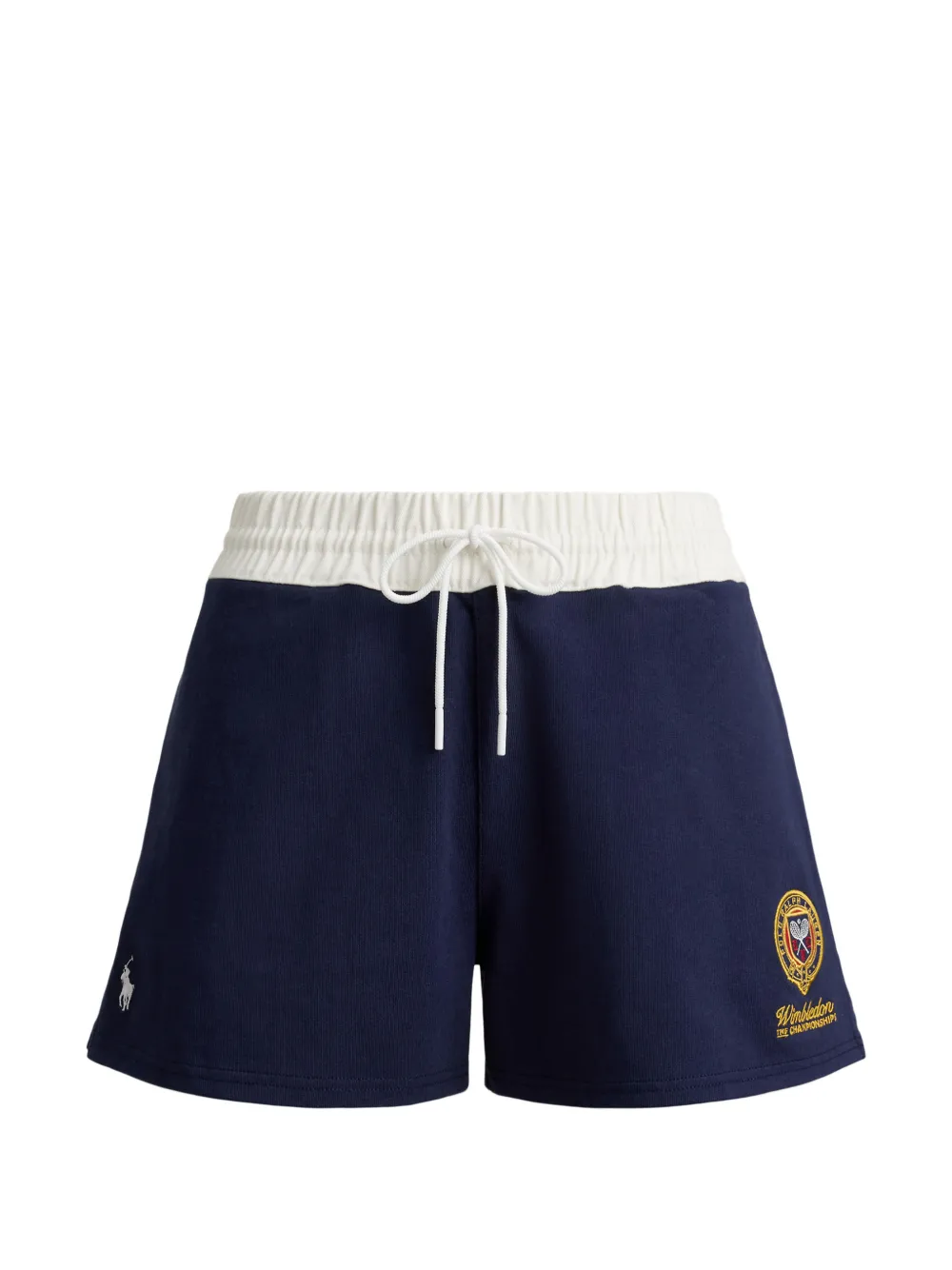 Polo Ralph Lauren Shorts Wimbledon con applicazione - Blu