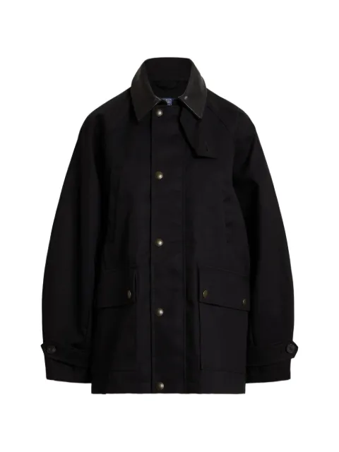 Polo Ralph Lauren chamarra utility con cuello de piel