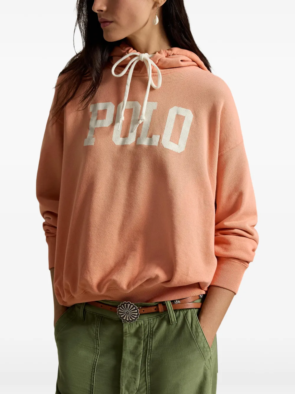 Polo Ralph Lauren Hoodie met logoprint Roze