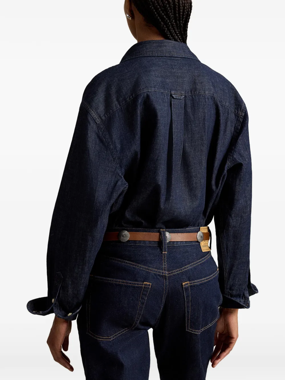 Polo Ralph Lauren Overhemd met geborduurd logo en zak Blauw