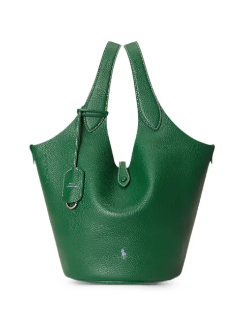 Polo Ralph Lauren Polo Playlogo小牛皮手提包
