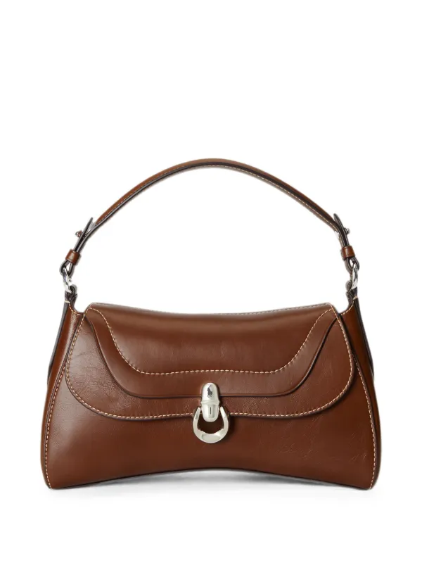Polo Ralph Lauren Polo Blaze Top Handle Bag in Brown