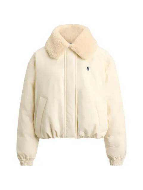 Polo Ralph Lauren high-pile-collar down puffer jacket