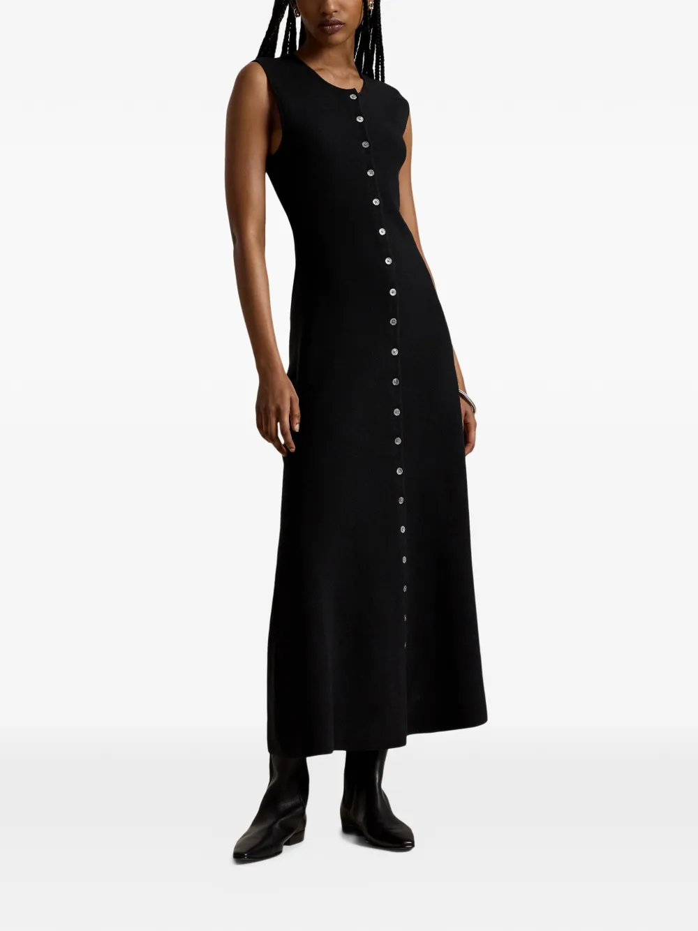 Polo Ralph Lauren Mouwloze jurk Zwart