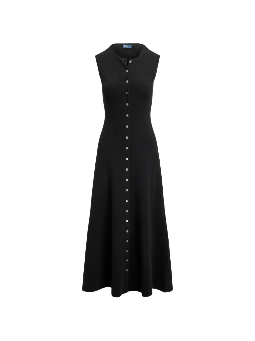 Polo Ralph Lauren Abito midi smanicato - Nero