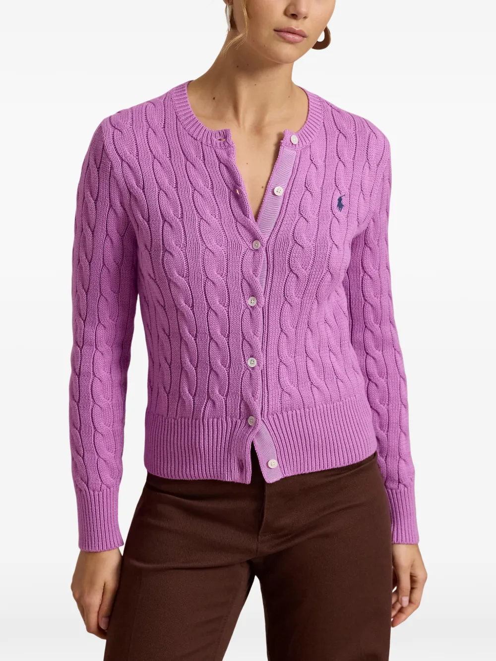 Polo Ralph Lauren Kabelgebreid vest Paars