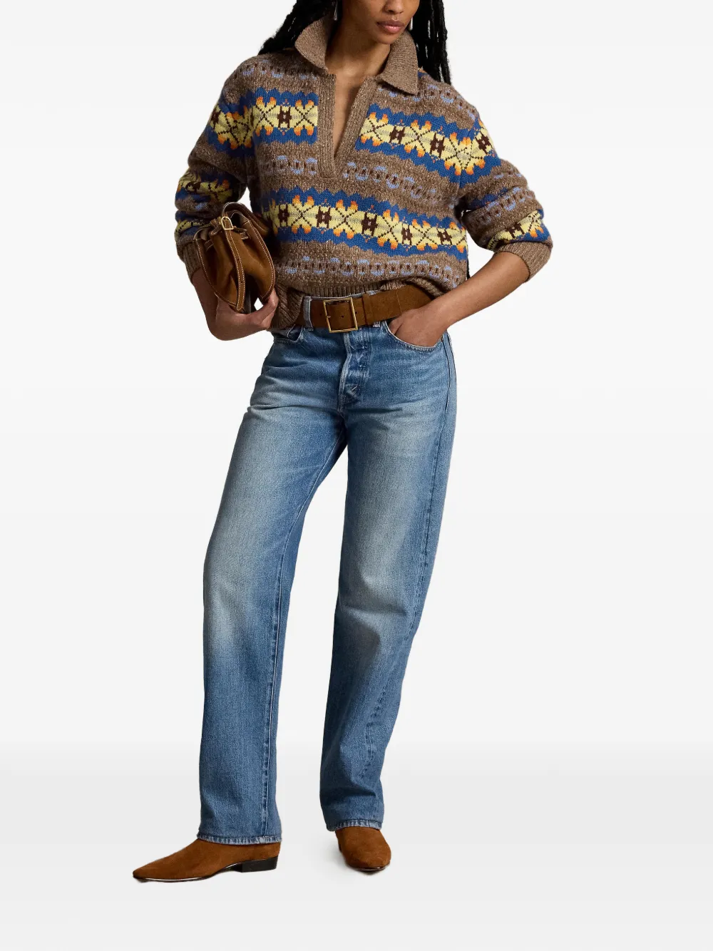 Polo Ralph Lauren Trui met lange mouwen Bruin