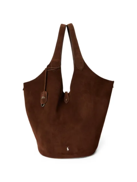 Polo Ralph Lauren Polo Play calf suede tote bag