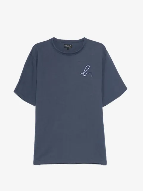 agnès b. logo-embroidered T-shirt