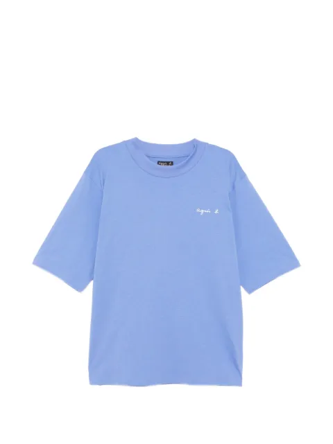 agnès b.  playera con logo estampado