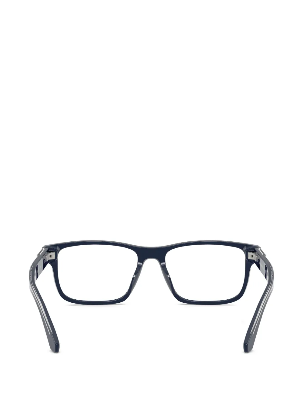 Emporio Armani Bril met rechthoekig montuur Blauw