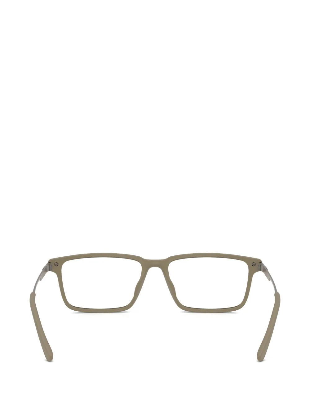 Emporio Armani Bril met vierkant montuur Beige