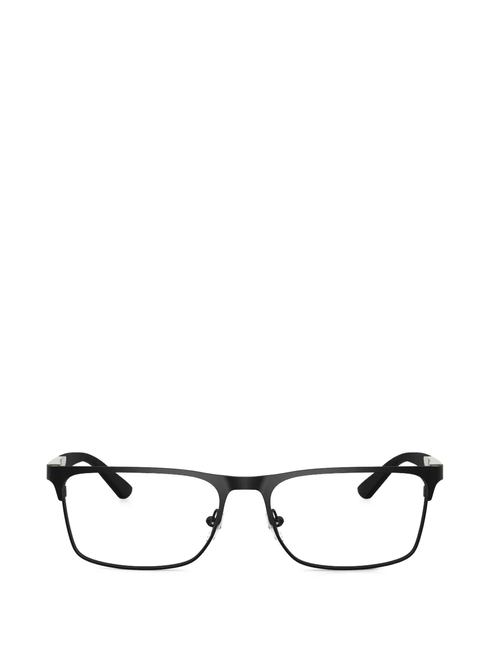 Emporio Armani rectangle-frame glasses - Nero