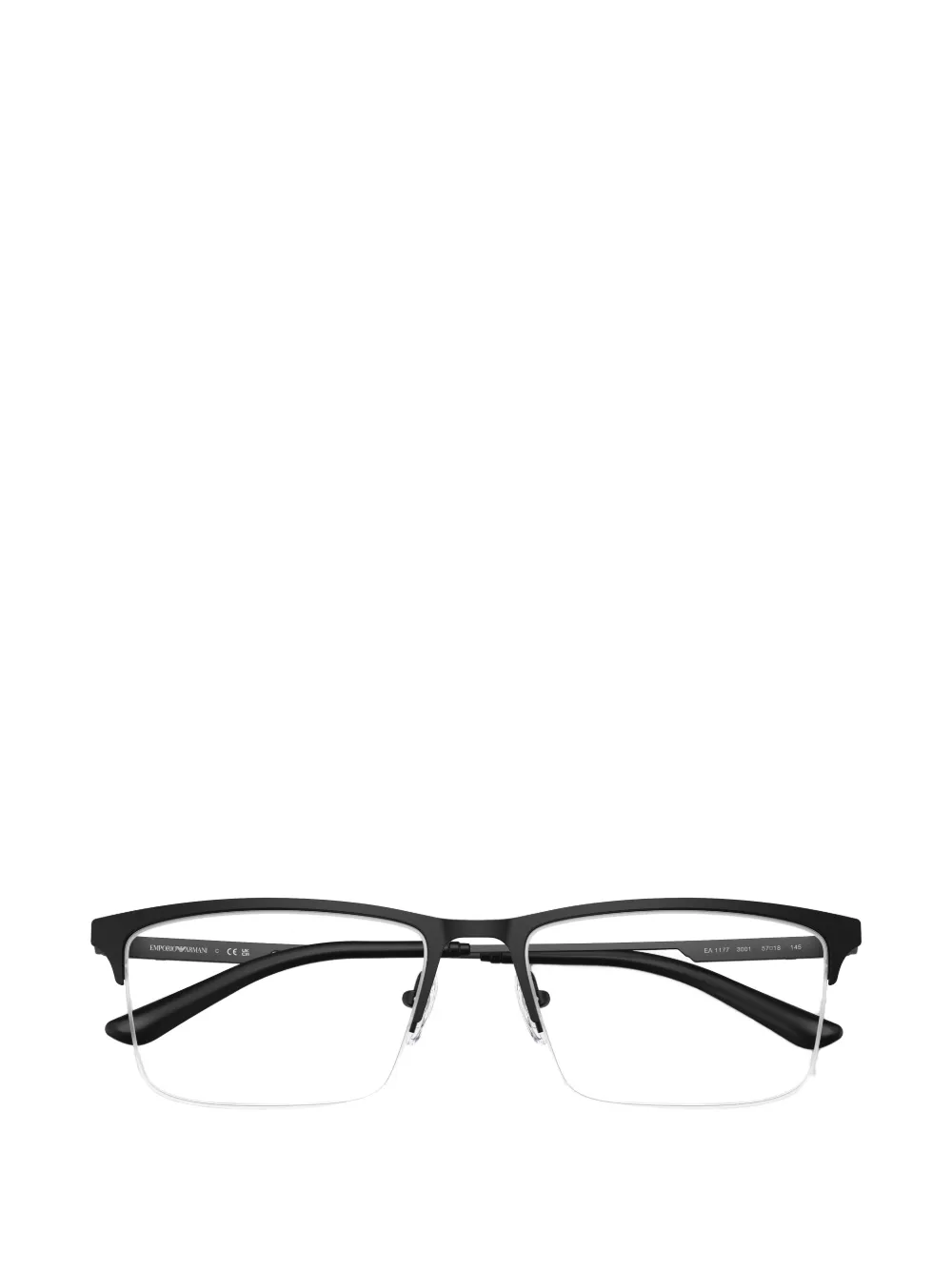 Emporio Armani Bril met brug Zwart