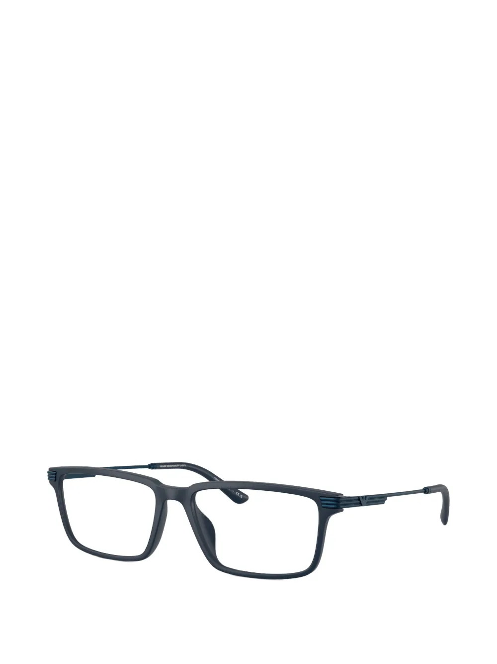 Emporio Armani Bril met rechthoekig montuur Blauw