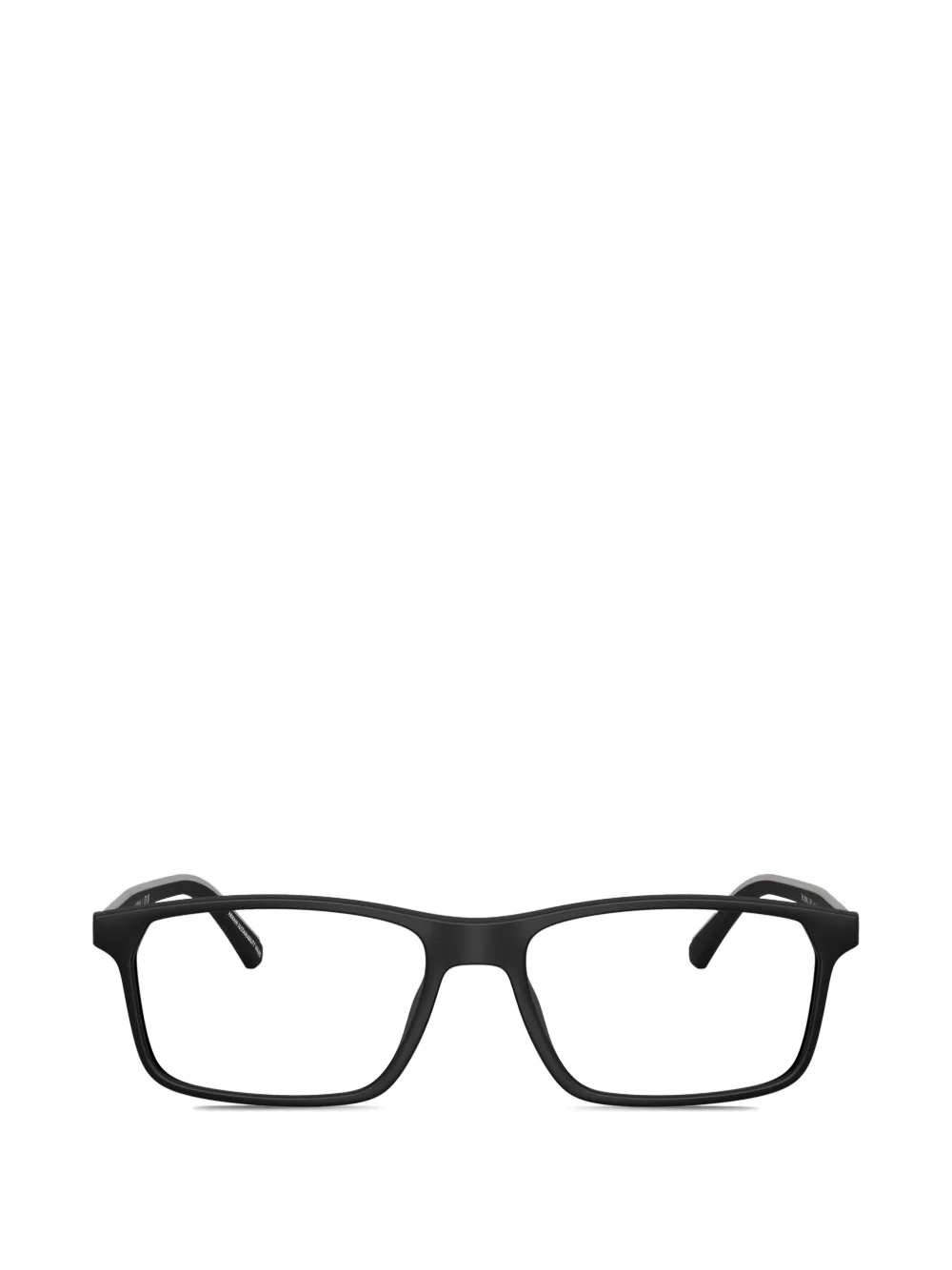 Emporio Armani rectangle-frame glasses - Nero