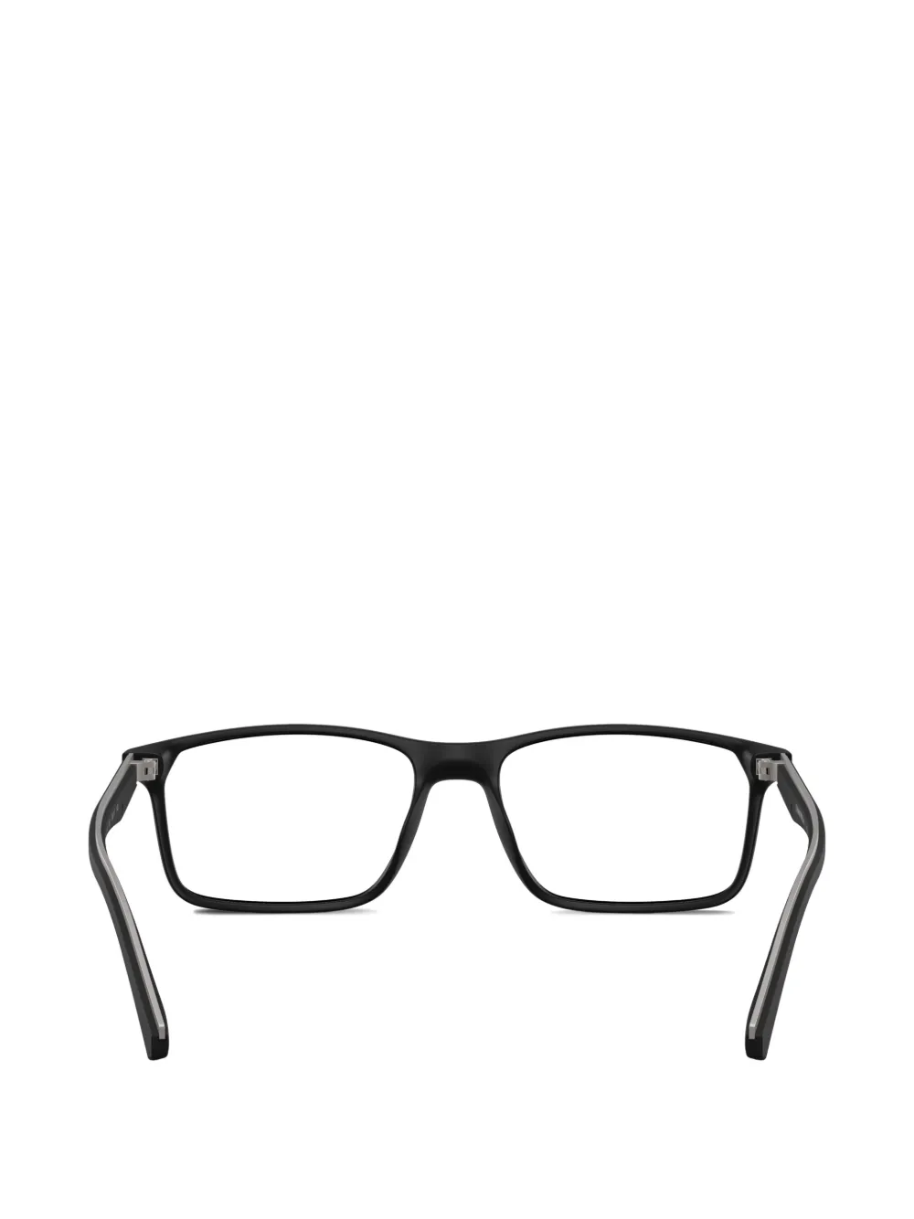 Emporio Armani Bril met rechthoekig montuur Zwart