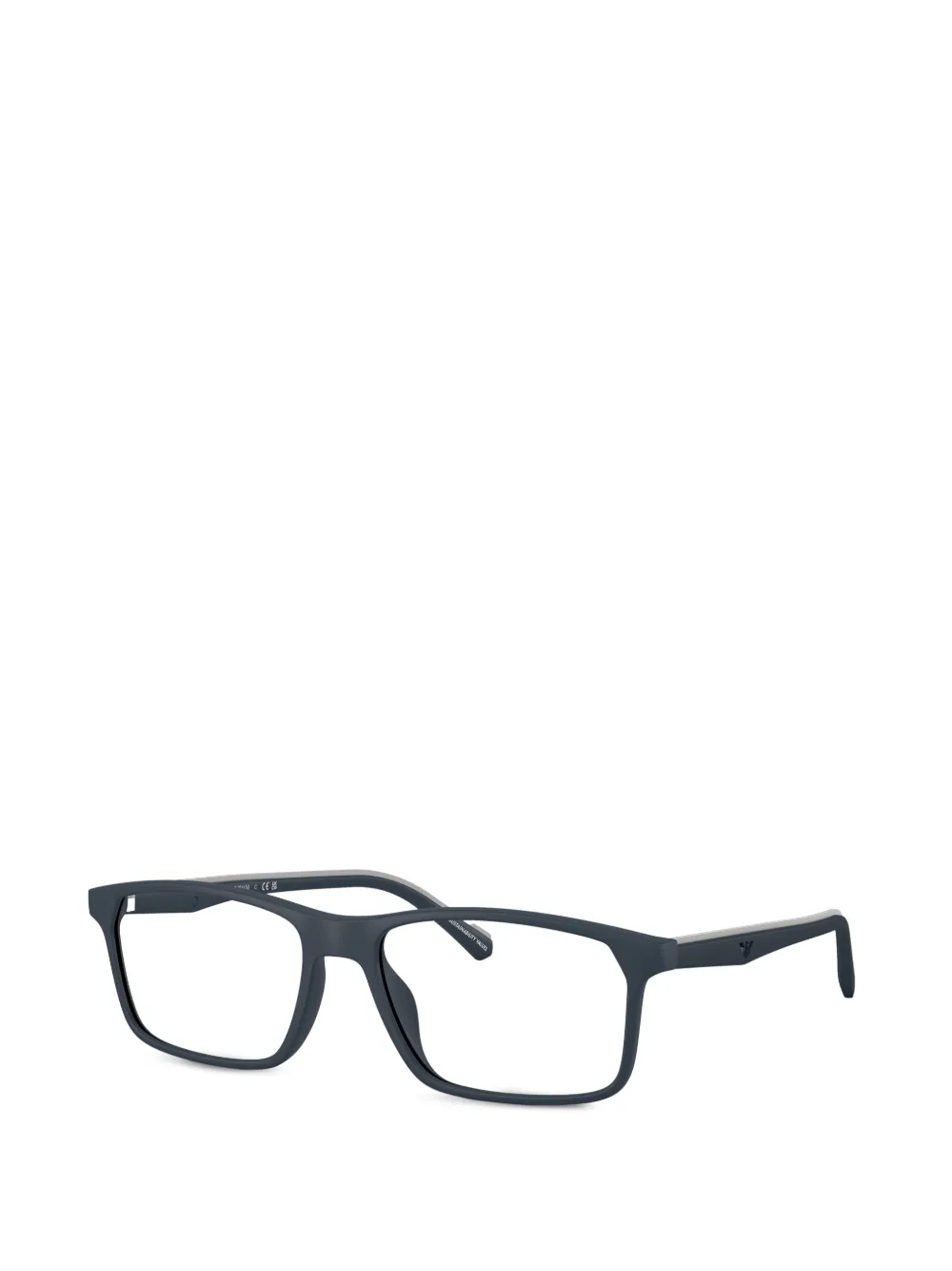 Emporio Armani Bril met rechthoekig montuur Grijs