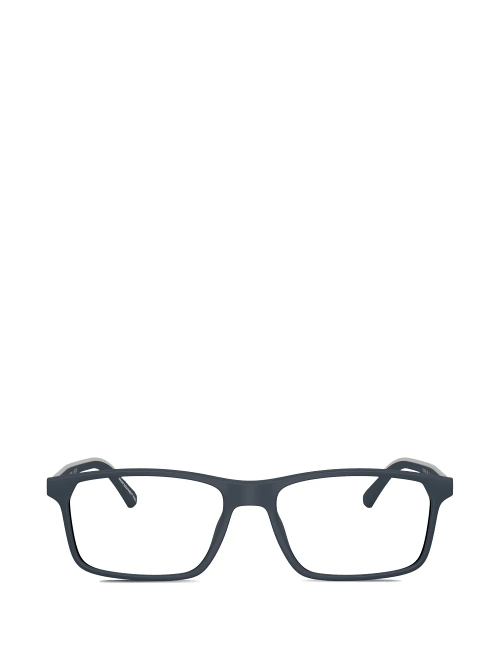 Emporio Armani rectangle-frame glasses - Blu