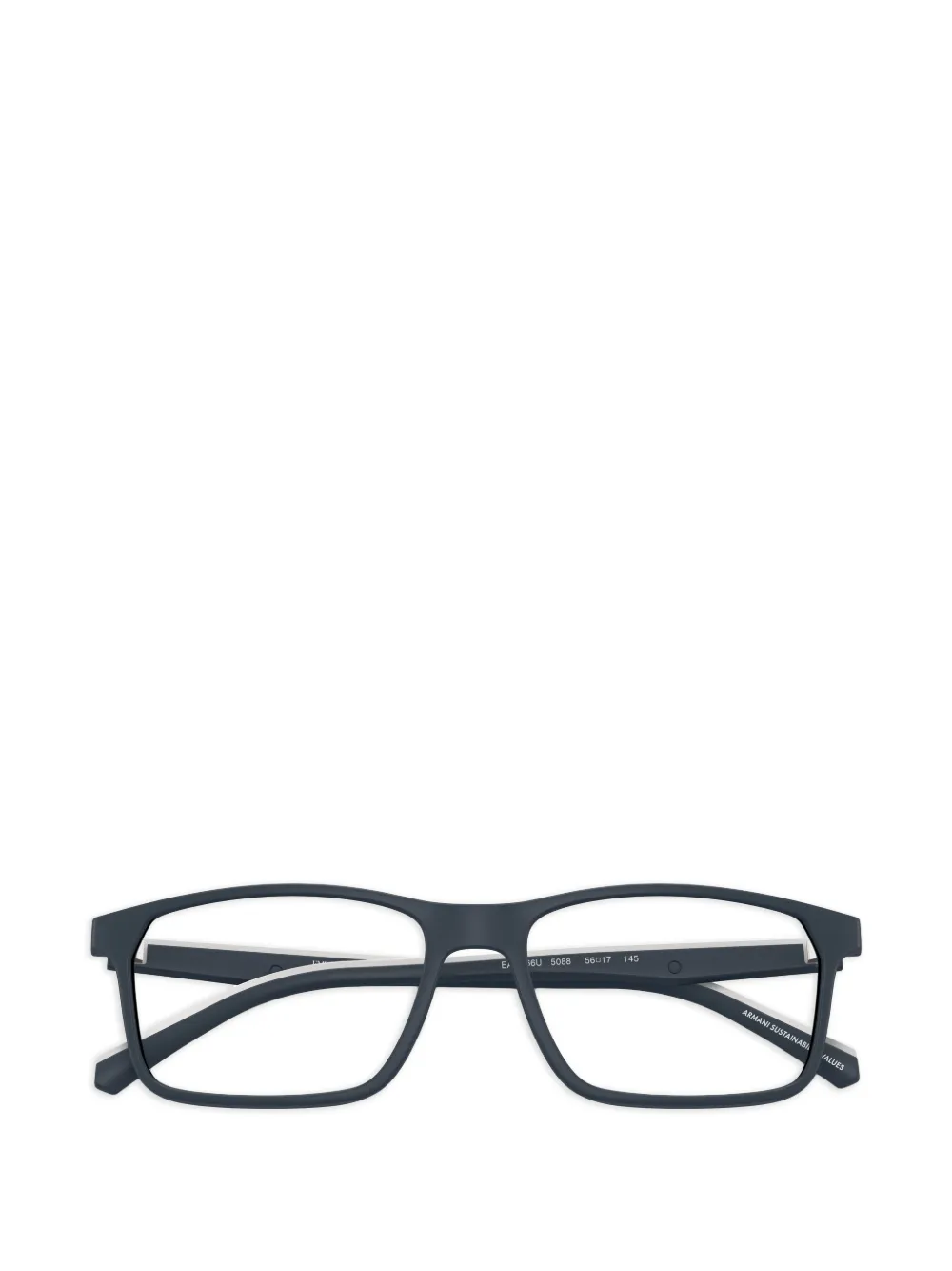 Emporio Armani Bril met rechthoekig montuur Grijs