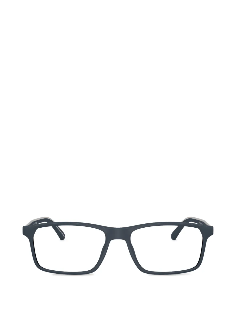Emporio Armani rectangle-frame glasses - Blu