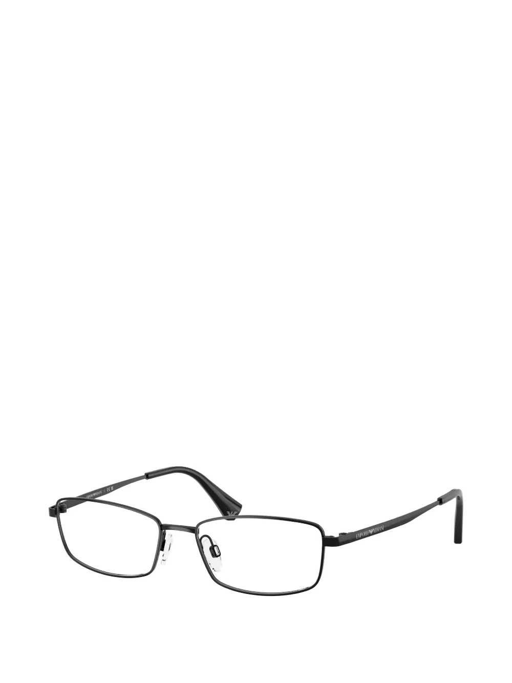 Emporio Armani Bril met rechthoekig montuur Zwart