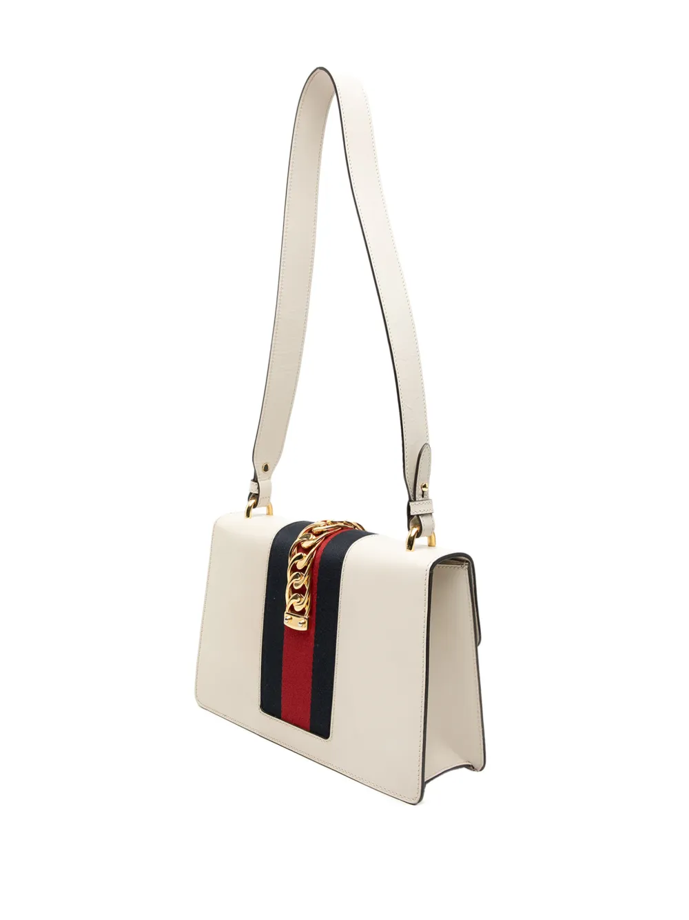 2016-2025 Small Leather Sylvie Web Satchel Shoulder Bag
