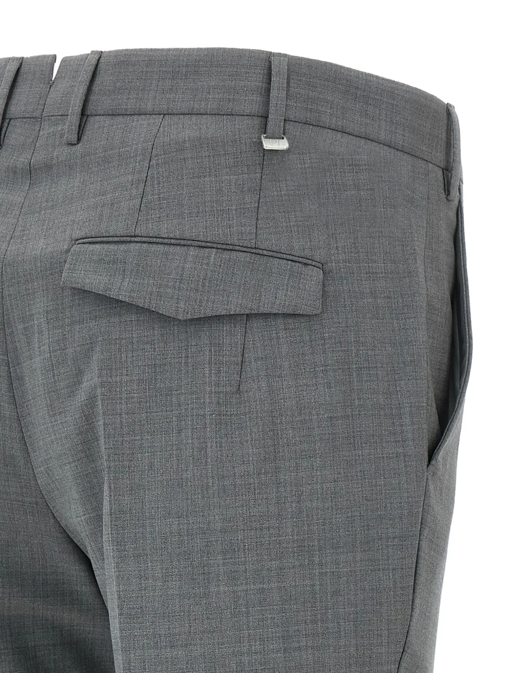PT Torino Master geplooide broek Grijs