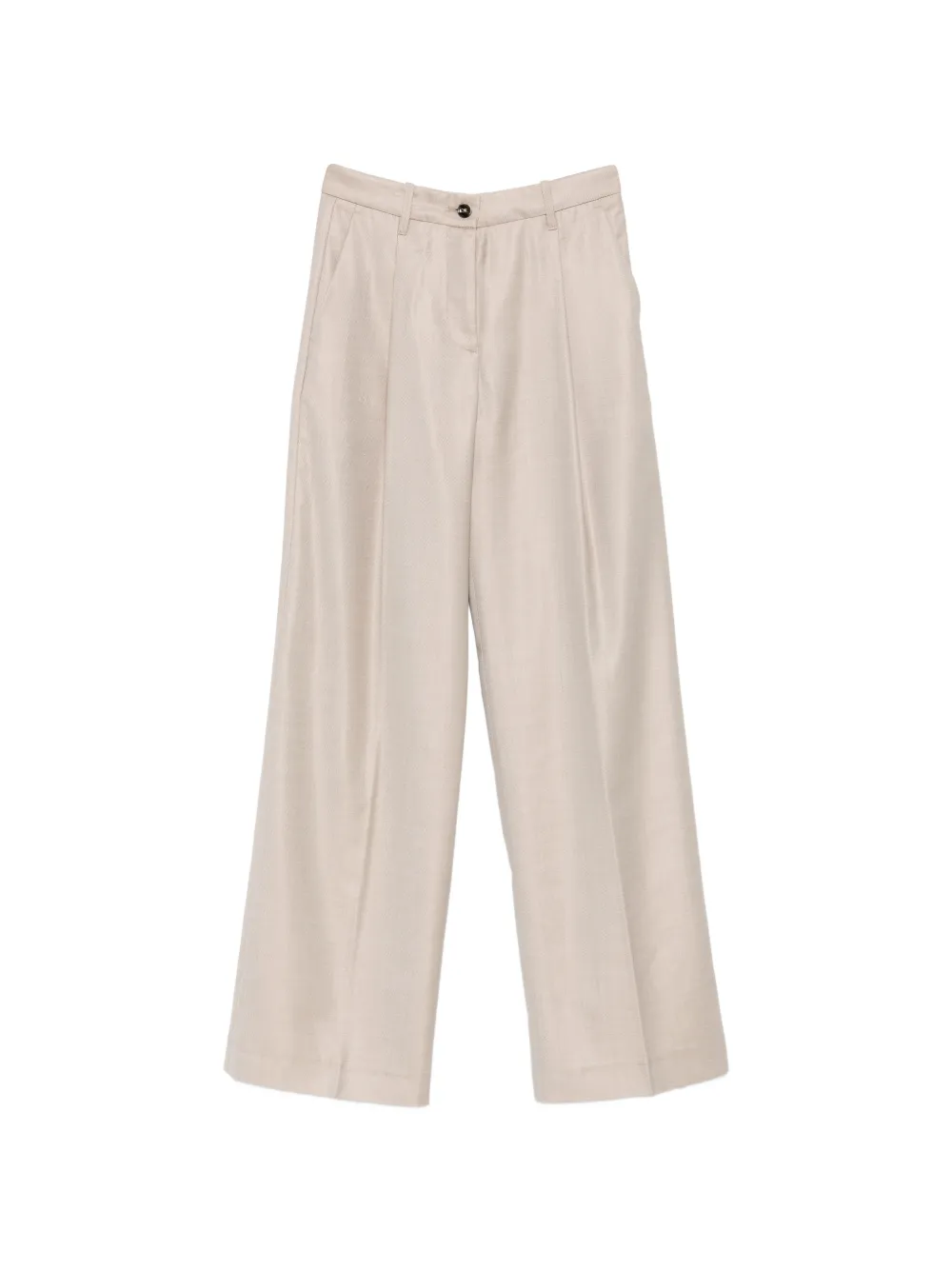 Nine In The Morning Regine palazzo trousers - Toni neutri