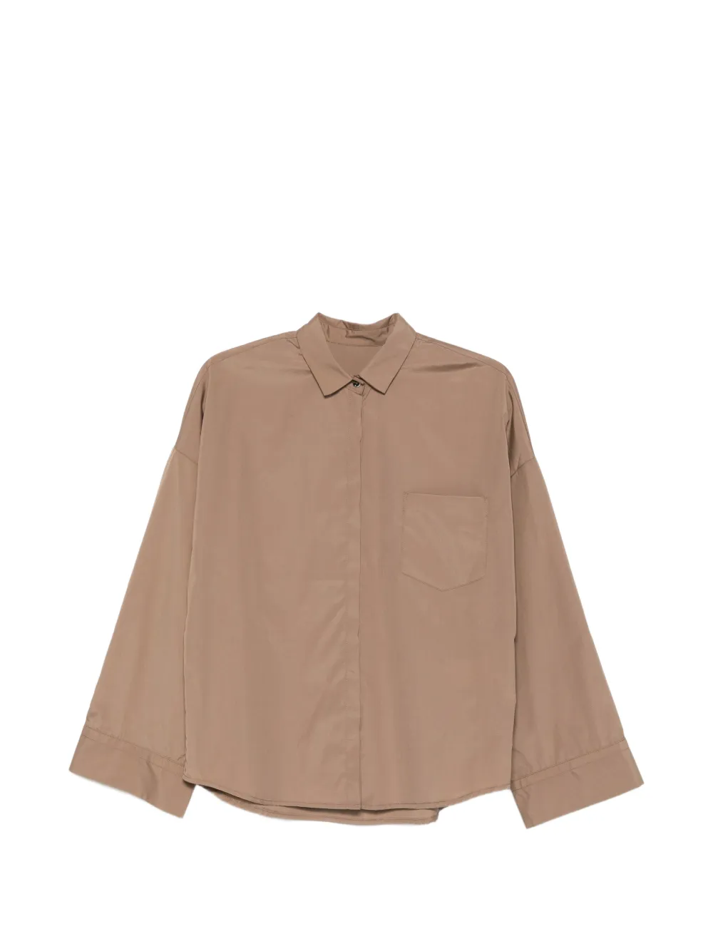Nine In The Morning Amanda pocket shirt - Marrone