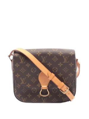 Louis Vuitton Pre-Owned 1985 Cartesier GM Monogram Shoulder Bag