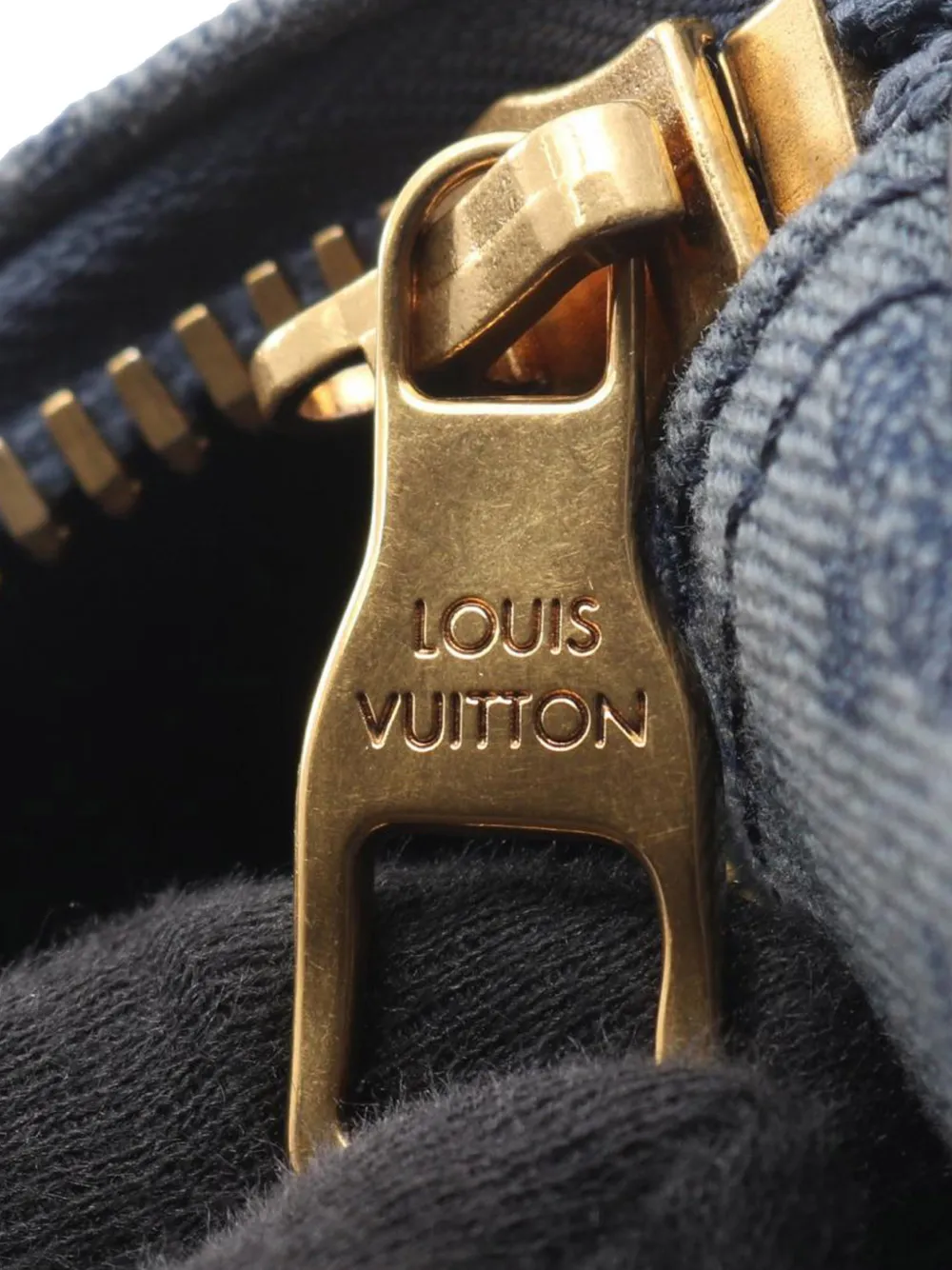 Louis Vuitton Pre-Owned 2021-2025 モノグラム デニム キーポル