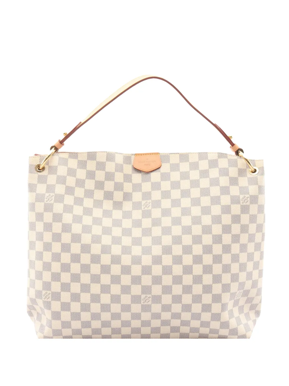 Louis Vuitton Pre-Owned 2018 Damier Azur Graceful MM handbag - Bianco
