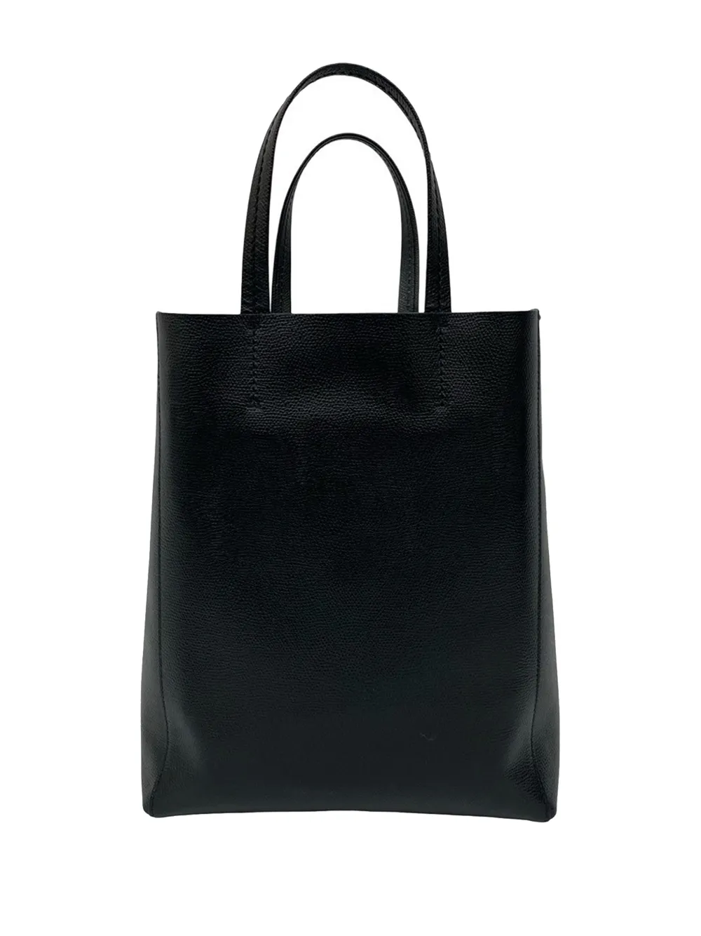 2017 Small Grained Calfskin Vertical Cabas Satchel