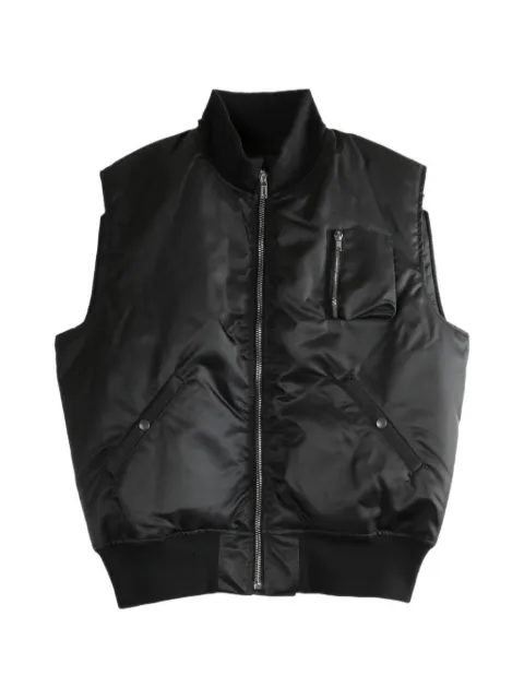 Rick Owens DRKSHDW zip sleeveless jacket
