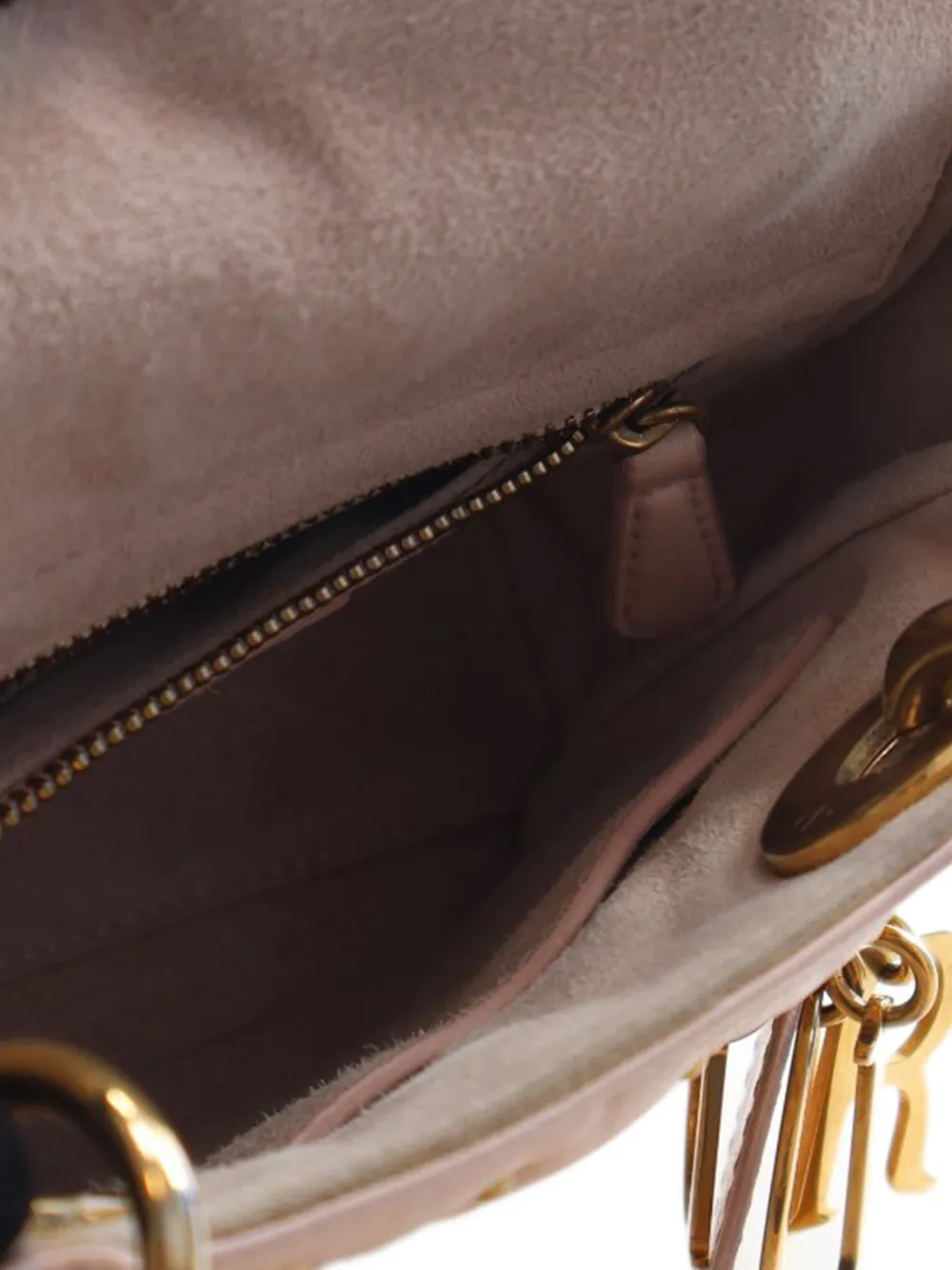 2017 Mini Lambskin Cannage Studded Supple Lady Dior Satchel