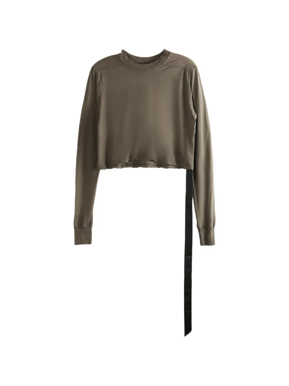 Rick Owens DRKSHDW long-sleeve cropped sweatshirt - Grün