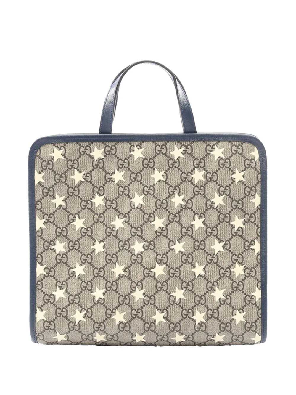 Gucci Pre-Owned 2016-2025 GG Supreme Star Children's tote bag - Marrone