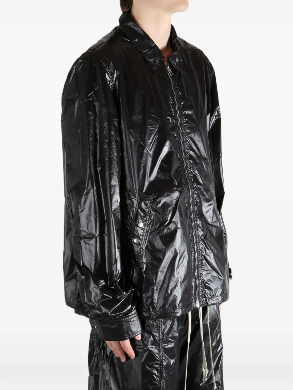 Rick Owens DRKSHDW Jack met rits Zwart