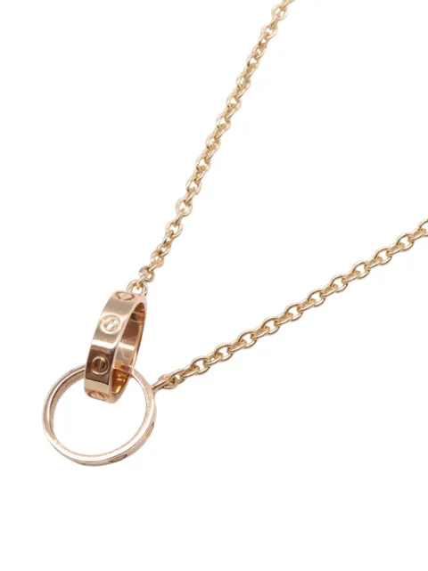 Cartier 2010-2025 18K Rose Gold Interlocking Love necklace
